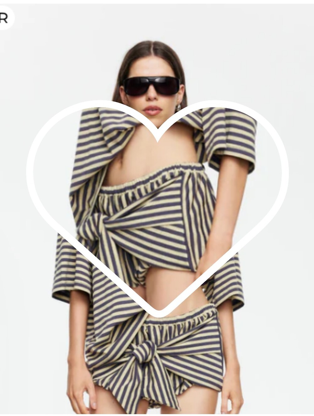 Lioness Bloom Stripe Bubble Mini Skort
